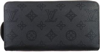 Louis Vuitton Mahina Noir Mahina Leather Long Wallet (Bi-Fold) (Pre-Owned)