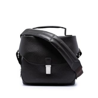 Louis Vuitton Pre-owned Charly - Dames - Pre-owned - Zwart - Maat: ONE Size Leer