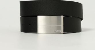 HUGO BOSS Cintura Boss reversibile in pelle con doppia fibbia