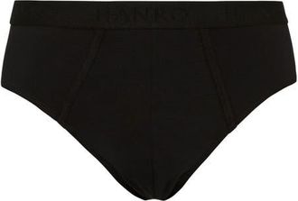 Hanro Cotton Essentials Cotton Brief in All Black at Nordstrom, Size Xx-Large