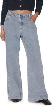 Walter Baker Elena Wide Leg Jeans in Light Wash at Nordstrom Rack, Size 10