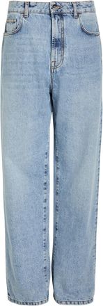 R&oacute;he Baggy Straight-leg Jeans - Blue Denim - 40 (UK12 / M)