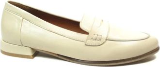 Everybody By B.Z Moda Schoenen, Dames, Wit, 40 EU, Leer, Solari Loafers