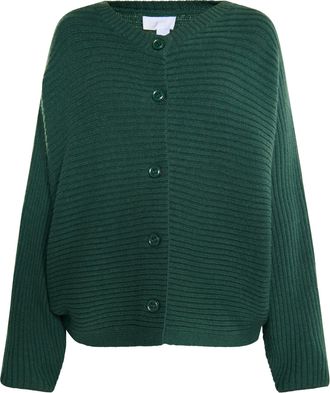 Usha Vest Dames donkergroen