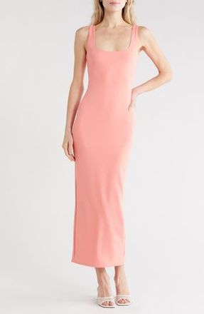 Good American Sculpting Modern Tank Maxi Dress in Coral002 at Nordstrom Rack, Size X-Small