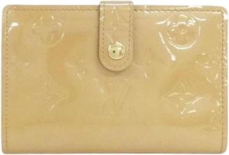 Louis Vuitton Pre-owned Wallets, female, Brown, Size: ONE SIZE Pre-owned Vernis Portefeuille Viennois Wallet