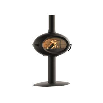Invicta Estufa De Le&ntilde;a De Hierro Fundido Negro De 7kw - P648114