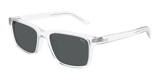 Puma PU0493S 005 Mens Sunglasses Clear Size 55