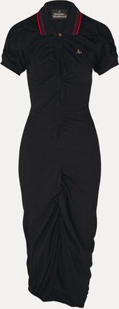 Vivienne Westwood Pulling Dress Solid Piquet Black M Women