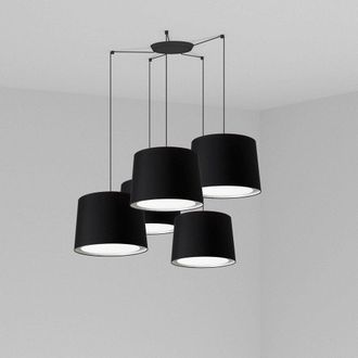 Netlighting Conga Cluster Pendant Ceiling Light Black E27