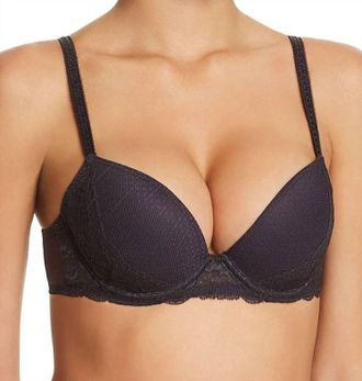 Simone P&eacute;r&egrave;le Promesse Push Up Bra In Anthracite