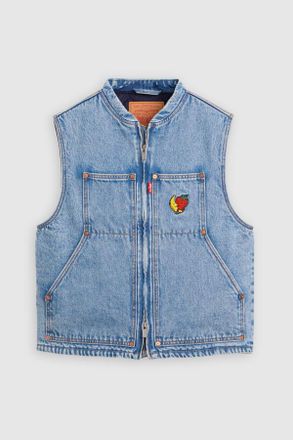 Levi's x Sky High Farm Goods Vest - Hombre - XL - Lavado claro / X Shfu Lt Stone
