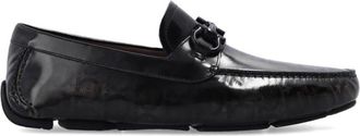 Ferragamo Salvatore Ferragamo New Parigi Gancini Ornament Leather Driver, Brand Size 6.5