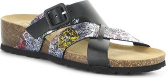 Bos. & Co. Lina Wedge Slide Sandal in Black at Nordstrom, Size 10-10.5Us