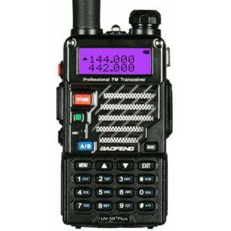 OEM Walkie-talkie Profesional Uv-5r Plus De Doble Banda Vhf/uhf, 128 Canales, Pantalla Led, Radio Fm, Fuente De Alimentaci&oacute;n Para Obras De Construcci&oacute;n Y 