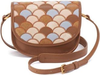 Hobo Small Kiva Leather Crossbody Bag in Timber Brown at Nordstrom