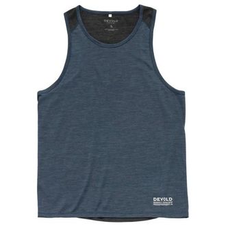 Devold Endurance Merino 130 Singlet Laufshirt f&uuml;r Herren | blau