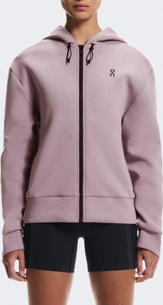 On Focus Tech Zip Hoodie in Heron at Nordstrom, Size X-Small