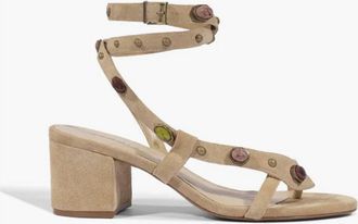 Schutz Womens Cleo Glam Heel In Light Wood