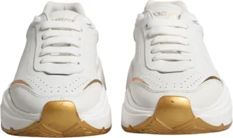Dolce & Gabbana White Gold Daymaster Low Top Sneakers Womens Shoes (Pre-Owned)