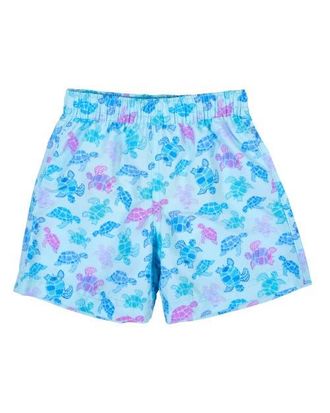 Florence Eiseman Turtle Print Swim Trunk in Multi at Nordstrom, Size 12M