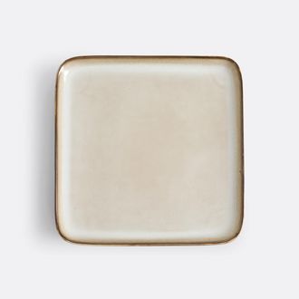 La Redoute Interieurs Set van 4 dessertborden in reactief geglazuurde aardewerk, Calia