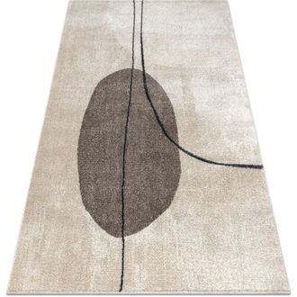RugsX Rugsx - Alfombra Fusion 0808 Crema / Beige - Geom&eacute;trica, Moderna, Abstracta Beige 120x170 Cm