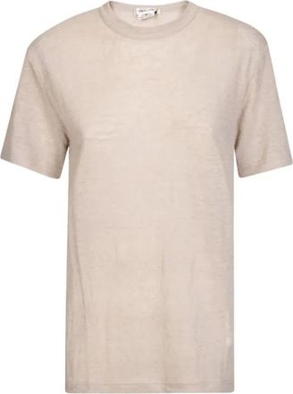 Comme Des Gar&ccedil;ons Classic Tee Shirt - Dames - T-shirts - Beige - M - Tops
