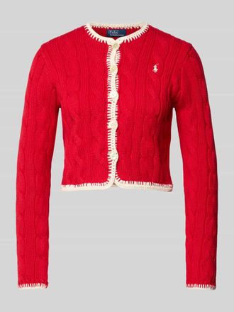 Polo Ralph Lauren Regular Fit Sweatjacke aus Baumwoll-Mix in Rot, Gr&ouml;&szlig;e XXL