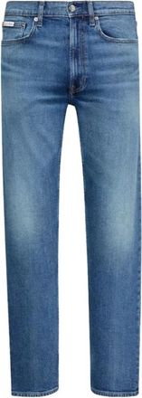 Calvin Klein Jeans Standaard Straight Jeans - Heren - Regular Fit Jeans - Blauw - W33 - Katoen - Jeans