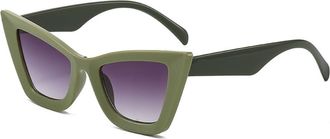 Generic Womens Outdoor Driving Sunglasses Vacation Commuting Mens Sun Glasses(Green)