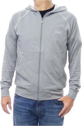 HUGO BOSS Heren, Sweatshirts & Hoodies, Grijs, Maat: XL Katoen