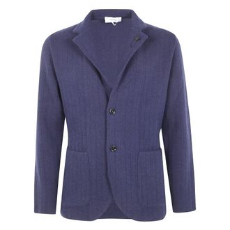 Lardini Hombre, Chaquetas, Azul, Talla: S