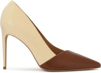 Kazar Tweekleurige leren pumps - Dames - Pumps - Veelkleurig - 35 1/2 EU - Leer - Schoenen