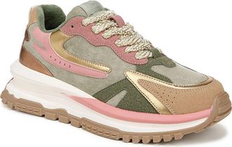 Blowfish Leo Sneaker in Sage/Berry Microsuede at Nordstrom Rack, Size 6.5