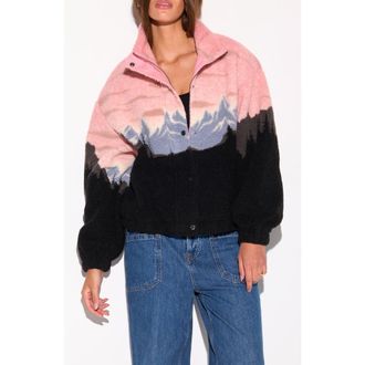 Spiritual Gangster Dawn Amari Faux Shearling Jacket at Nordstrom, Size X-Large