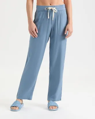 Salt Life Skipper Woven Lightweight Twill Pants in Elemental Blue at Nordstrom, Size X-Small