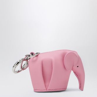 Loewe Keyholder with coin pouch Pink Elephant