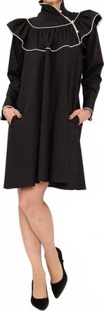 Batsheva Racquel Dress In Black