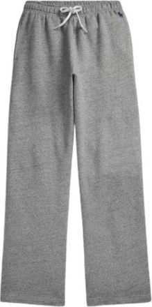 Polo Ralph Lauren Wijde sweatpants met zachte binnenkant - Dames - Sweatpants - Grijs - 2XS - Katoen - Broeken