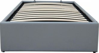 Habitat et Jardin Habitat Et Jardin - Cama individual de pvc con box Ava - 90 x 190 cm - Gris