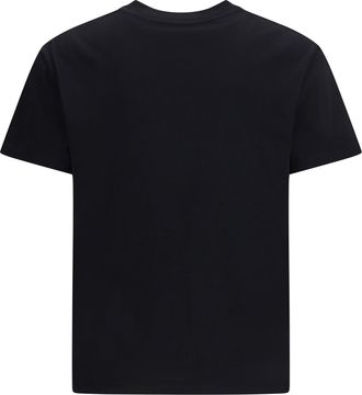 Valentino Mens Cotton T-Shirt With Vgold Nero T-Shirts And Polos