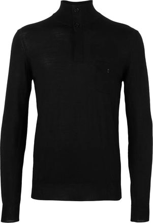 Paolo Pecora high neck polo shirt - Nero