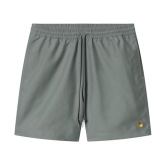 Carhartt Work in Progress Carhartt Wip, Beachwear, male, Green, Size: S Chase Swim Trunks