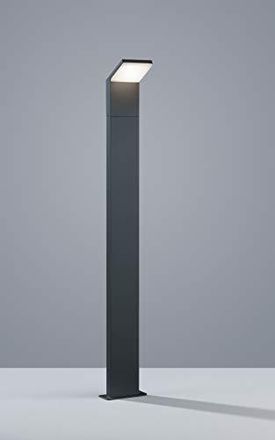 Trio Lampione Esterno Led Palo Giardino 9w 100 Cm Antracite Pearl Gd
