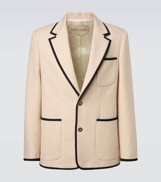 Valentino Virgin wool gabardine blazer