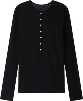 SOEUR Isabella Long Sleeve T-Shirt - Dames - Longsleeves - Zwart - 2XS - Katoen - Tops