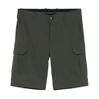 Roberto Ricci Design Casual Shorts, male, Green, Size: XL Green Shorts Ultimate Comfort Style