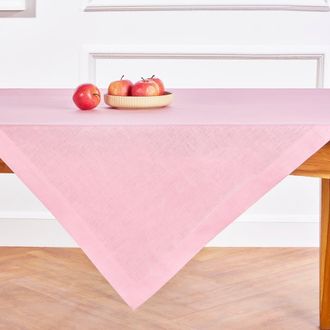 Solino Home Linen Table Throw - Fete, 52 x 52, 52 x 52 in Pink Lemonade at Nordstrom, Size Medium