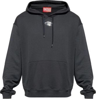 Diesel Hoodies & sweatvesten, Heren, Zwart, S, Katoen, S-Norm-Hood-Iod Hoodie